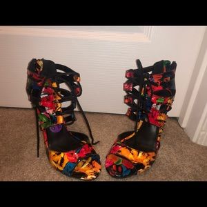 Steve Madden Multi Colored Heels